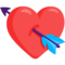 Heart With Arrow emoji on Messenger